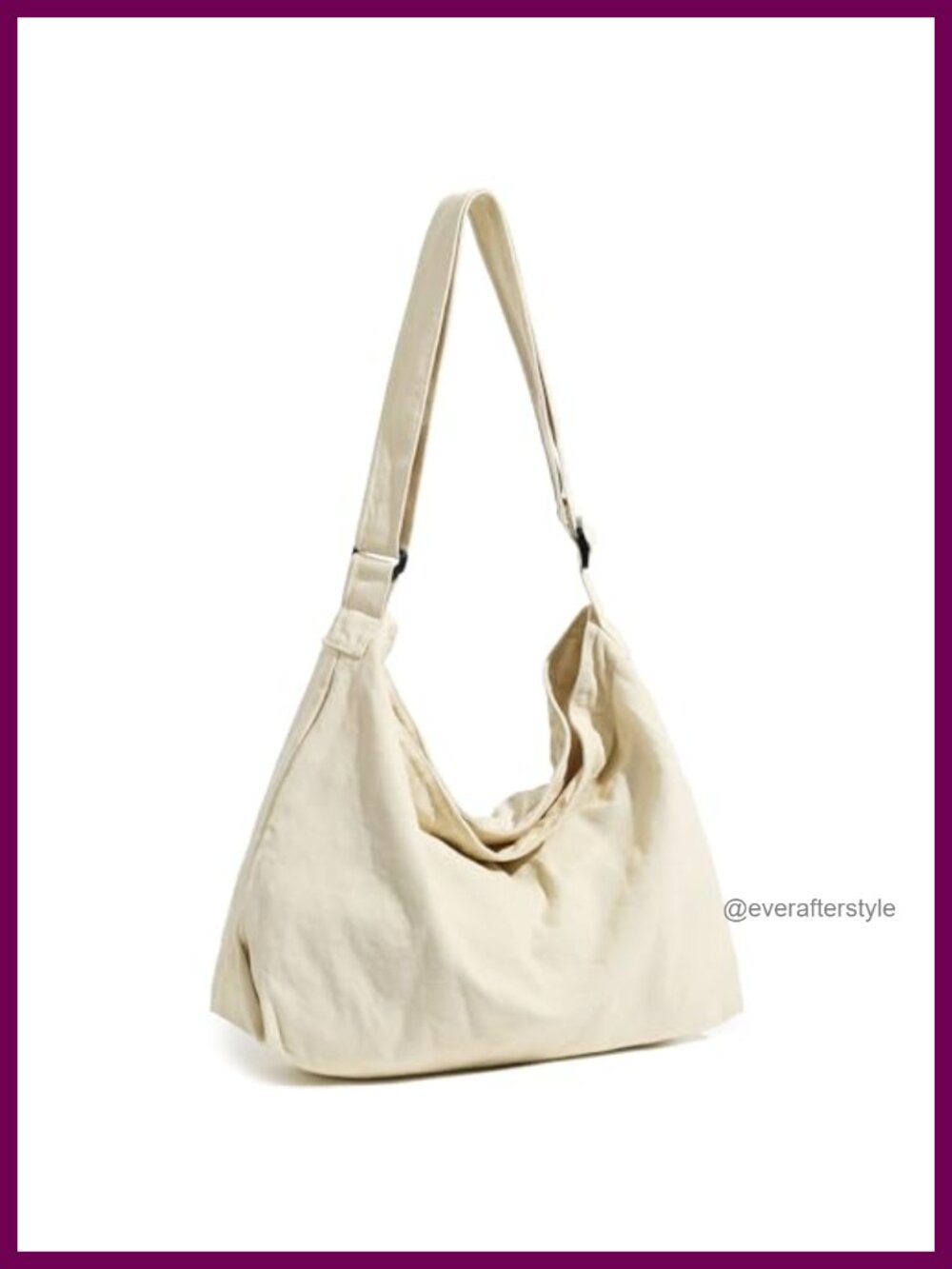 Canvas Messenger Hobo Crossbody Shoulder Tote Bag Lightweight